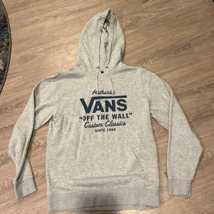 Men’s Medium Vans Off The Wall Grey Hoodie